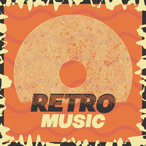retro   album cover vector illustration  vector art