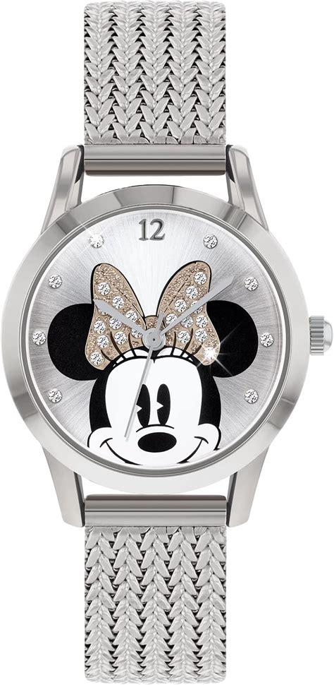 Disney Mixte Adulte Analogique Classique Quartz Montre Avec Bracelet En