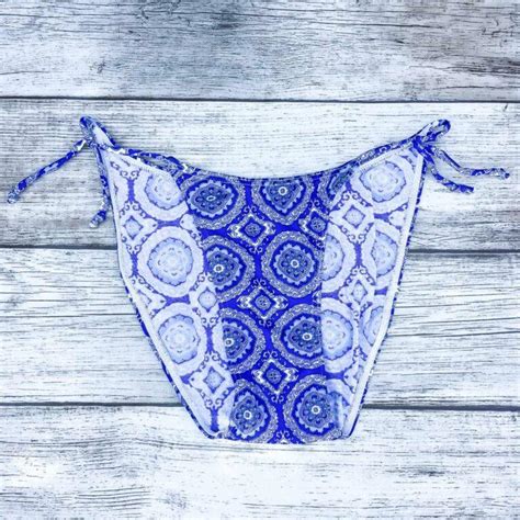 Blue Paisley Bikini Size Extra Small Vintage Lover