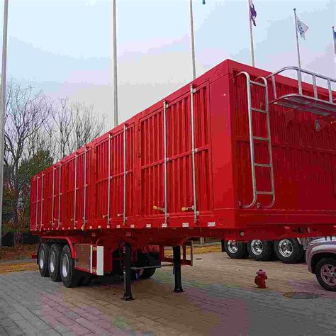 Axle Axle Drop Side Board Sidewall Trailer With Enclosed Side Wall