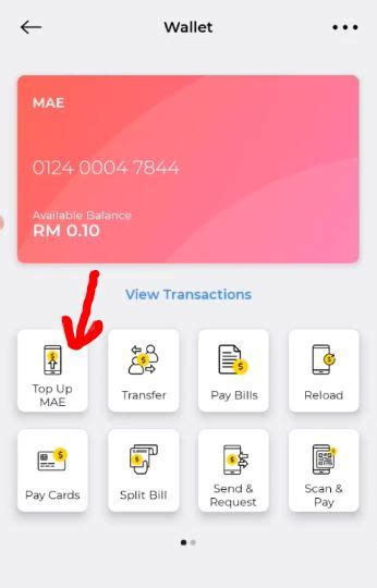 Cara Topup Aplikasi Ewallet Mae By Maybank U Online