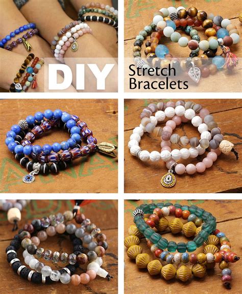 Diy Your Own Stackable Stretch Bracelets Making Bracelets With Beads Beaded Jewelry Diy Diy