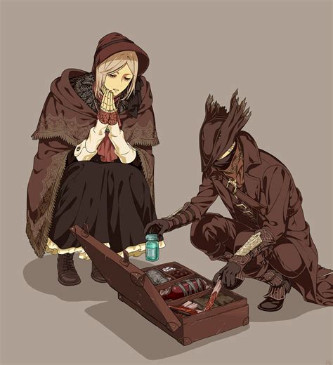 Hunter And Plain Doll Bloodborne Drawn By Arizukacatacombe Danbooru