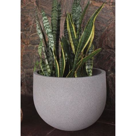 Vaso para Plantas Redondo Rústico 57cm x 42 cm Japi em Polietileno