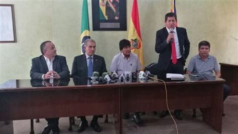 Bolivia Y Autoridades De Brasil Firman Preacuerdo Para Venta De Gas Y Urea