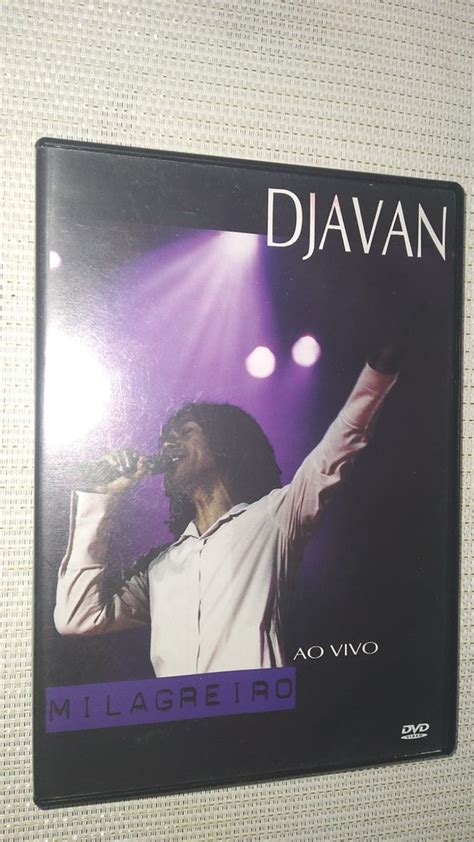 Dvd Djavan Milagreiro Ao Vivo Item De M Sica Usado