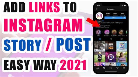 How To Post Add Clickable Links To Instagram Story Post