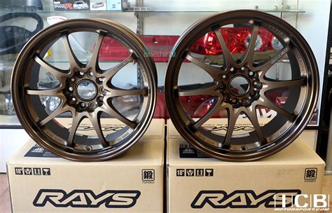 Rays Volk Racing Ce N Bronze Wheels Set X X Offset X