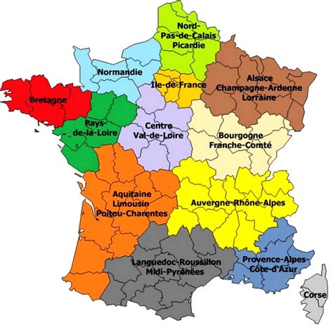 Décrypter 30 imagen carte nouvelle region de france fr thptnganamst