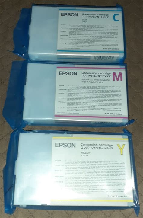 Epson Black Ink Conversion Kit T605a For Stylus Pro 4800 4880 4880c Genuine Ebay