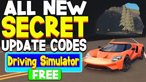 Driving Simulator October 2021 Codes Halloween All New Roblox Driving Simulator Codes Youtube