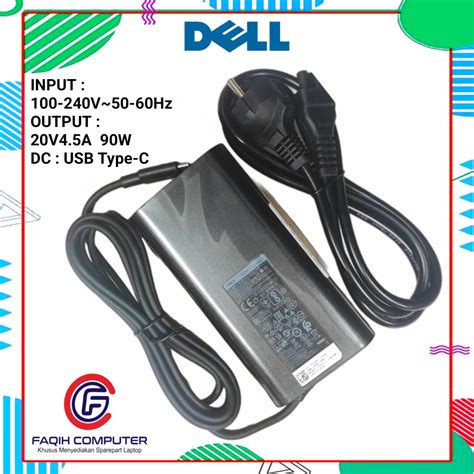 Jual Adaptor Charger Casan Laptop Dell 20V 4 5A 90W 90Watt Type C