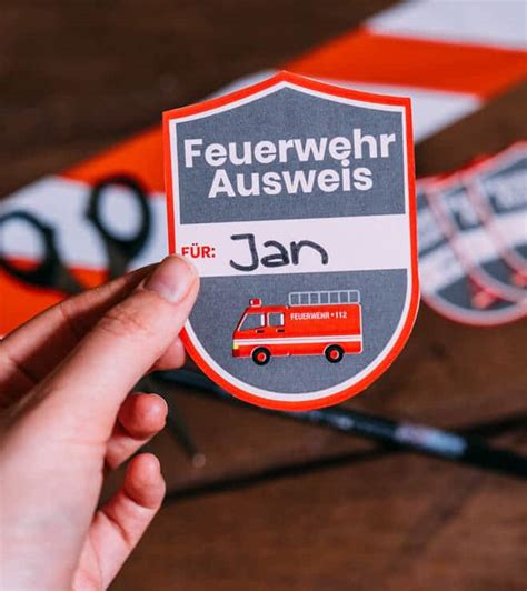 Feuerwehr Ausweise Frecher Fratz