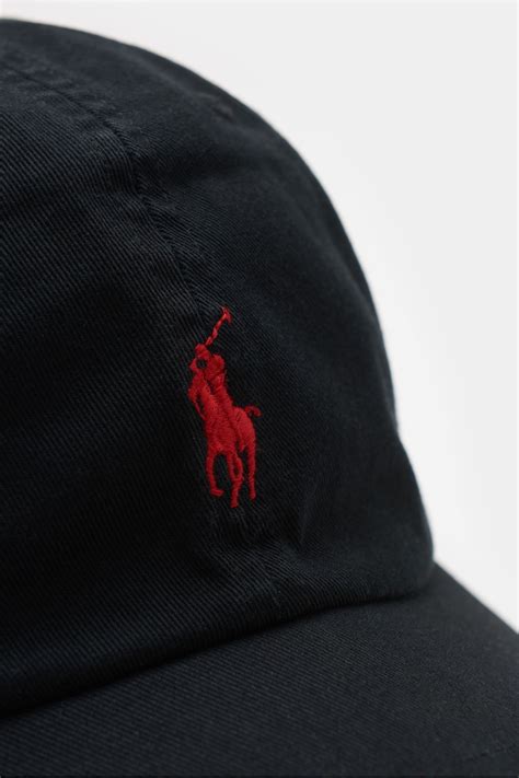 POLO RALPH LAUREN Baseball Cap Black BRAUN Hamburg