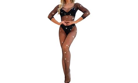 Up To Off On Women S Fishnet Lingerie Spar Groupon Goods