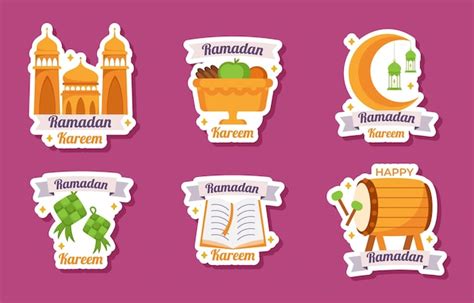 Premium Vector Set Of Ramadan Sticker