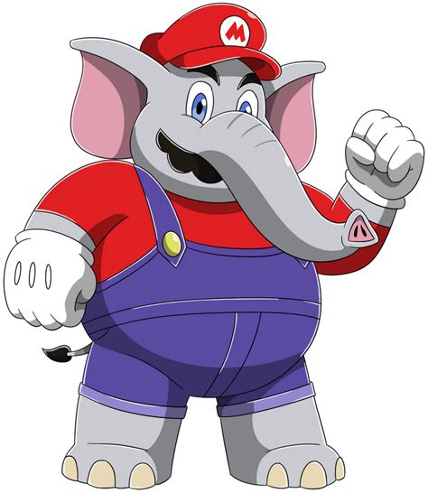 Elephant Mario By Vgafanatic On Deviantart