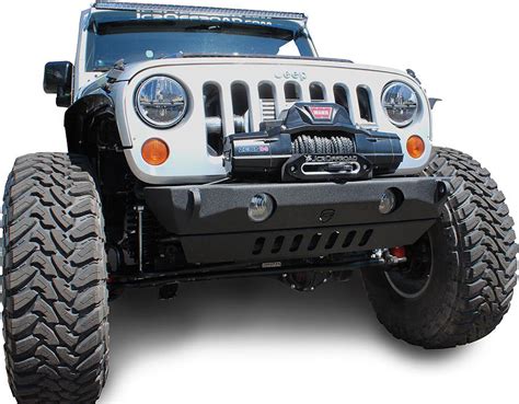 Jcr Offroad Dagger Front Winch Bumper For 07 18 Jeep Wrangler Jk Quadratec