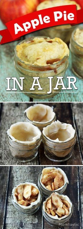 Yummy Apple Pies In Mini Mason Jars Mason Jar Pies Mason Jar Desserts Mason Jar Meals Meals