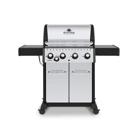 Broil King Crown S 440 4 Burner Propane Gas Grill In Stainless Steel