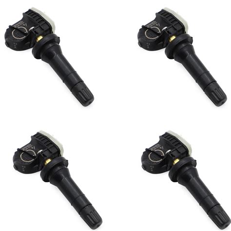 4 Pack 433 MHz Snap In TPMS Tire Pressure Sensor For Opel Adam Ampera