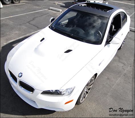 Bmw E92 M3 Coupe Matte Carbon Fiber Vinyl Roof Wrap — Wannaberacer Wraps