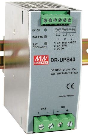 DR UPS40 Mean Well Datasheet PDF Technical Specs