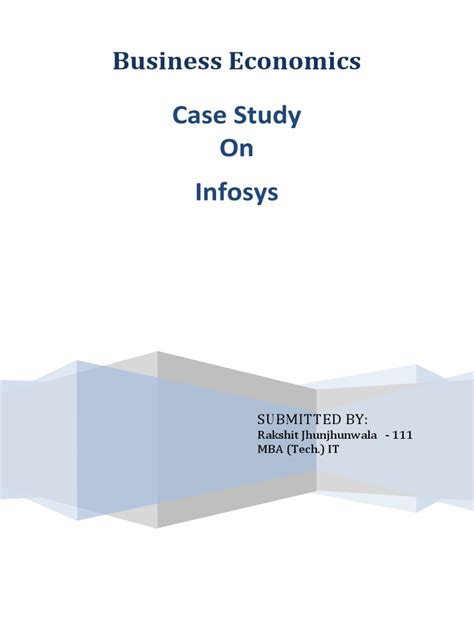 Case Study Infosys Pdf Outsourcing Competitive Advantage