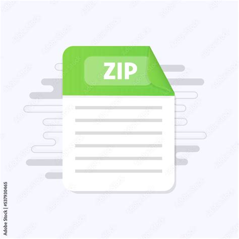 Zip File Icon Vector