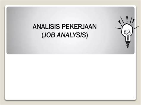 Ppt Analisis Pekerjaan Job Analysis Powerpoint Presentation Free