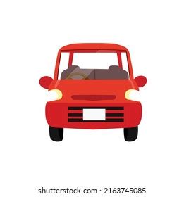 Red Car Clipart Vector Illustration Isolated Stock Vector (Royalty Free ...