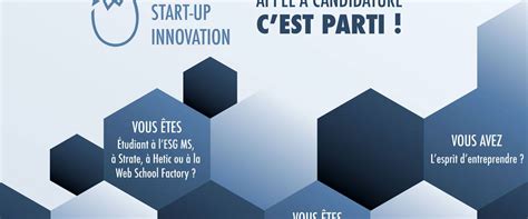 Lancement De Lincubateur Startup Innovation Web School Factory