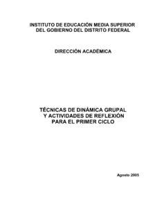 TÉCNICAS DE DINÁMICA GRUPAL Y ACTIVIDADES DE t 201 cnicas de din