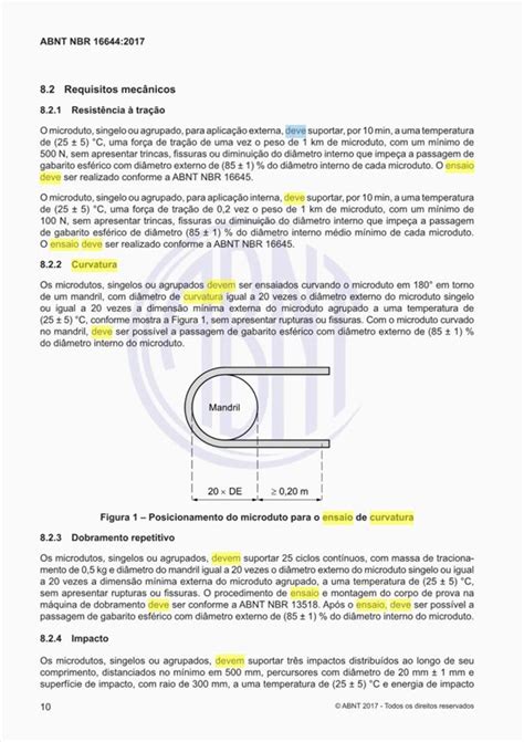 Target Normas Ser Executado O Ensaio De Curvatura Microdutos