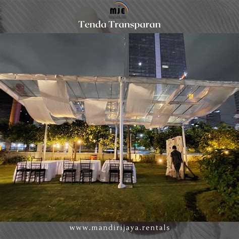 Sewa Tenda Konvensional Transparan Harga Jakarta