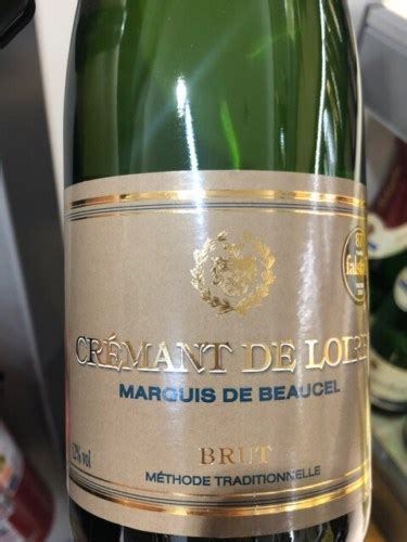 2019 Marquis de Beaucel Crémant de Loire Brut Vivino France