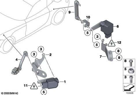 Genuine Headlight Vertical Aim Control Sensor Regulating Rod 37 14 6 783 206 Bmw Shop