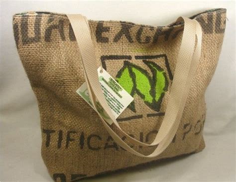 Upcycled Coffee Burlap Sack Market Tote Bag By Itsourearth On Etsy