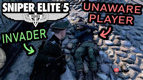 TRACKING HUNTING PLAYERS IN SNIPER ELITE 5 AXIS INVASION MODE YouTube