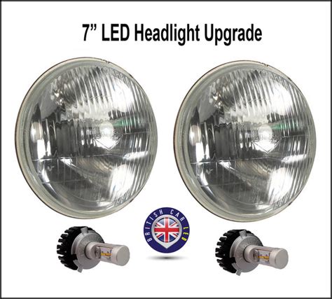 Led Headlight Conversion Kit With 7 Headlight Lenses Classic Car