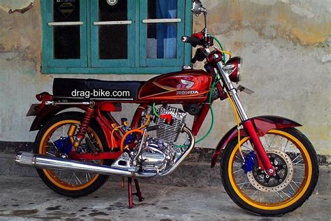 Modifikasi Cb Terbaik Drag Bike Cafe Racer Build Honda Cb Dax