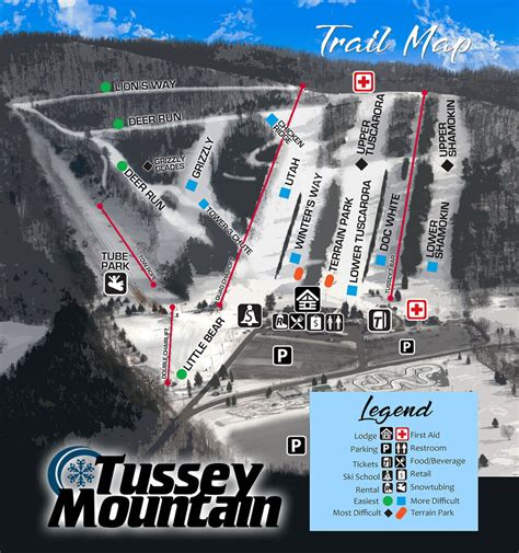 Tussey Mountain Trail Map Skicentral