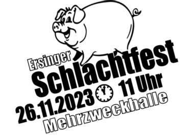 Schlachtfest 26 11 2023 SG Ersingen 1924 E V