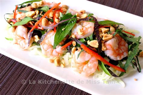 Salade De Papaye Verte Aux Crevettes à La Vietnamienne Goỉ đu đủ La