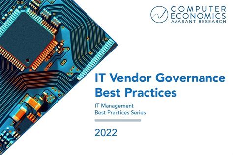 It Vendor Governance Best Practices Avasant