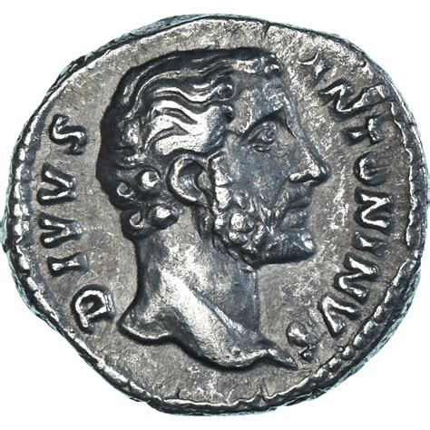 Coin Divus Antoninus Pius Denarius Rome Silver Ric