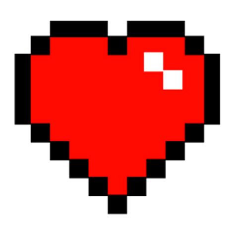 Minecraft Heart Printable