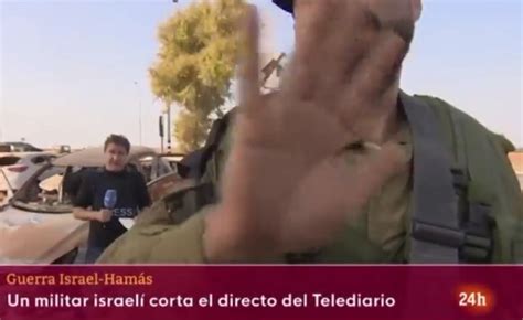 Un Soldado Israel Interrumpe Abruptamente La Conexi N En Directo De Un