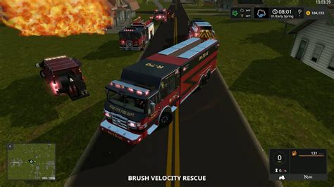 Farming Simulator 2017 Rock City Fire Department New Trucks Youtube