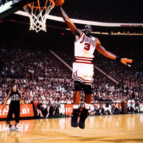 Michael Jordan Dunking Graphic · Creative Fabrica